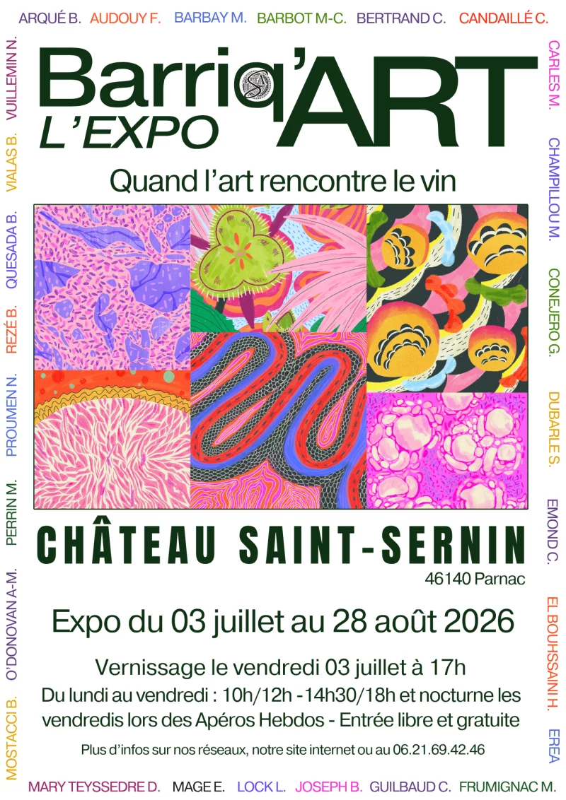 Exposition Barriq'Art au Château Saint-Sernin