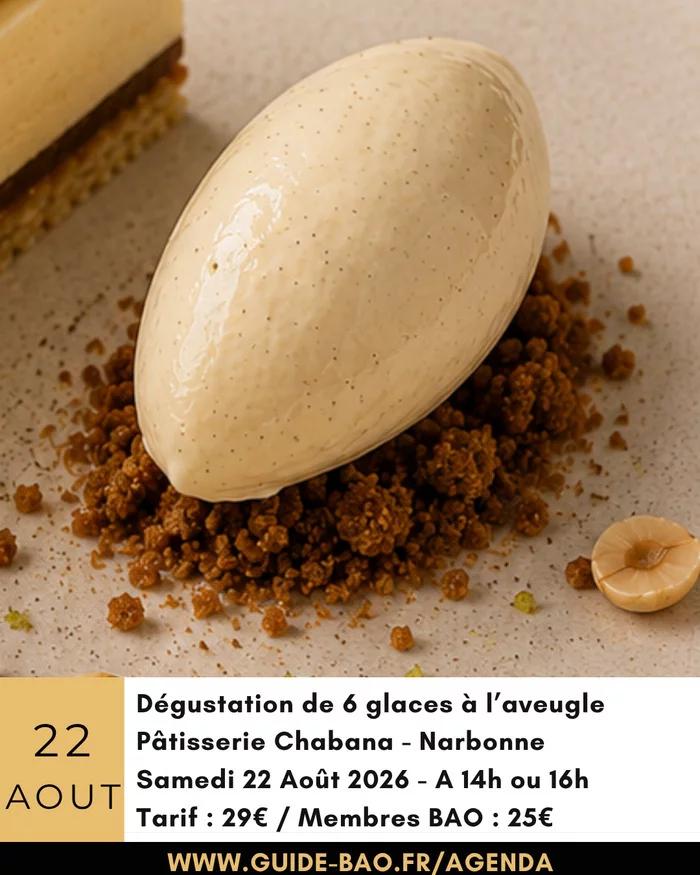 Dégustation de glaces à l'aveugle / Pâtisserie Chabana