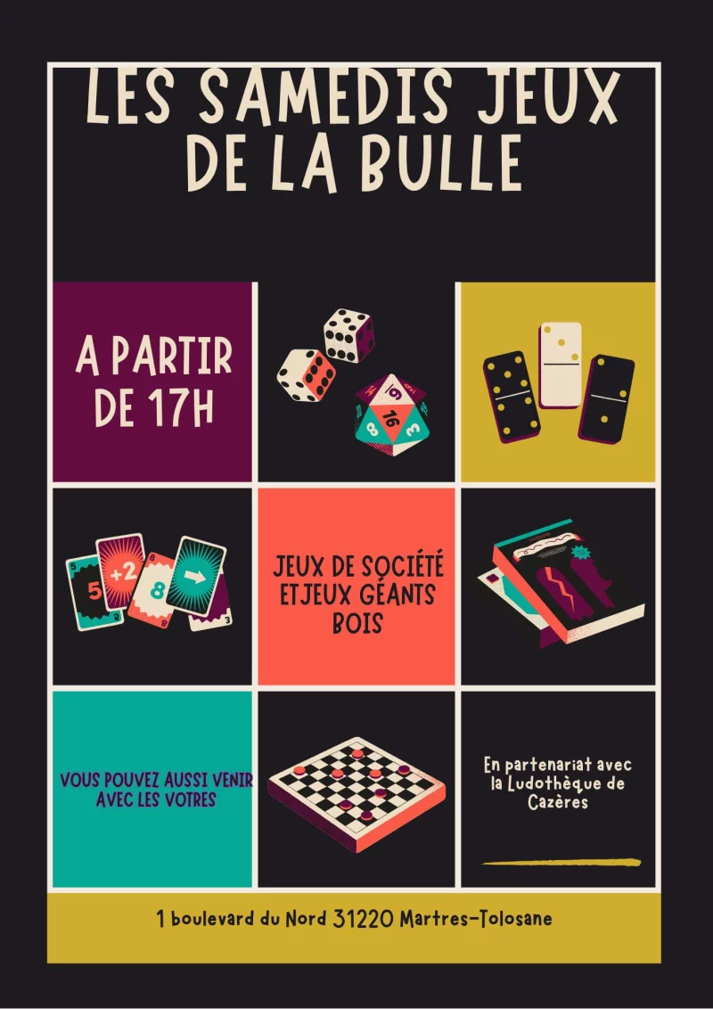 LES SAMEDIS JEUX DE LA BULLE EN VRAC