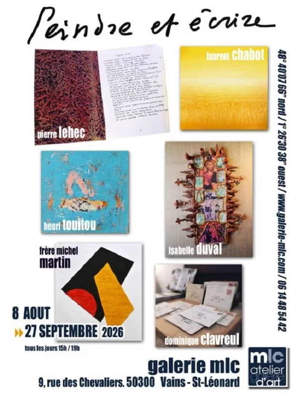Exposition "Peindre et écrire"