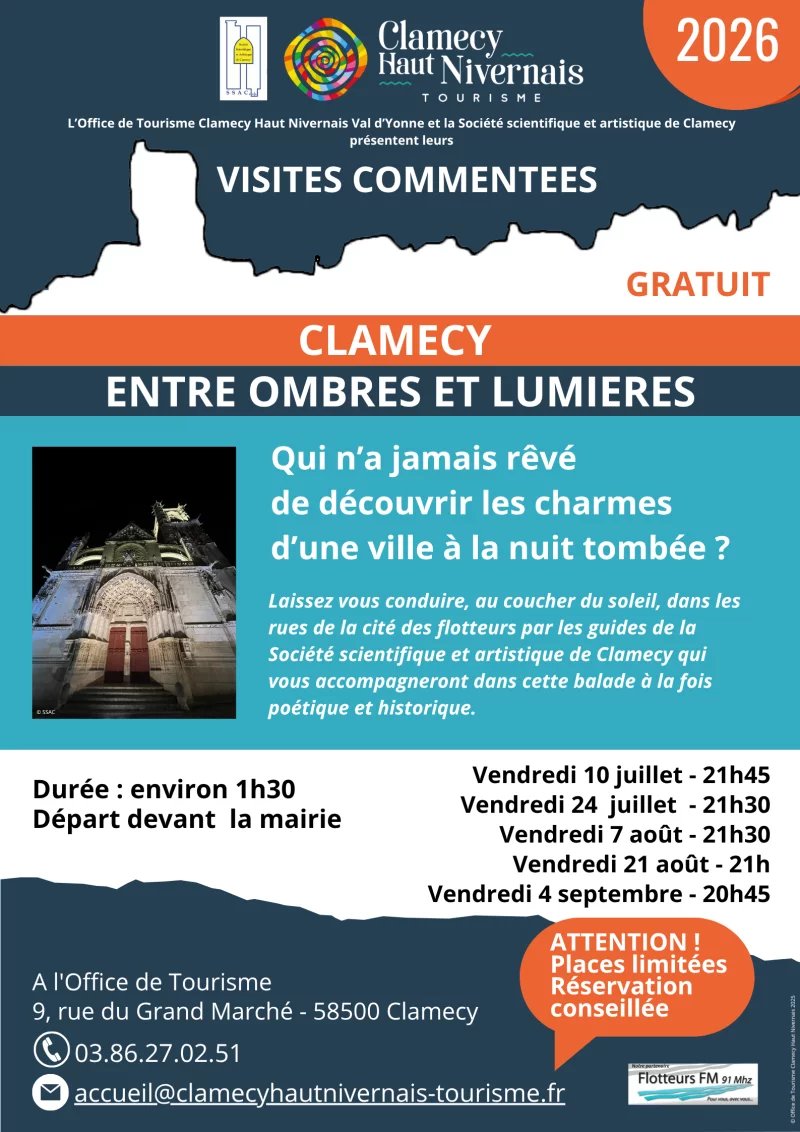 Visite commentée - Clamecy - Entre ombres et lumières