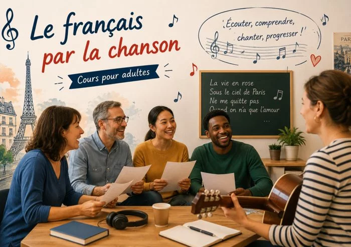 Français Langue Étrangère (FLE) - Le français par la chanson - NOUVEAU!