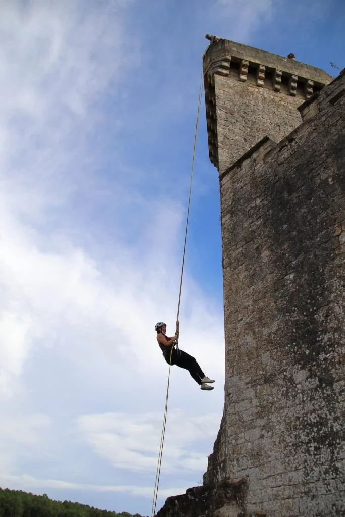 Descente en rappel