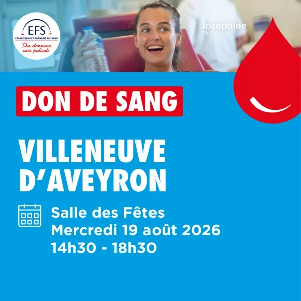 Collecte de sang à Villeneuve