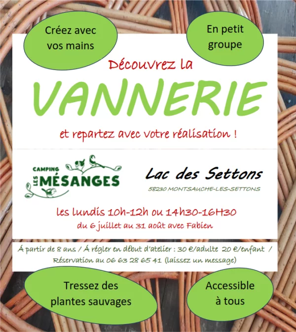Initiation vannerie