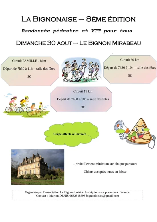 Randonnée La Bignonaise
