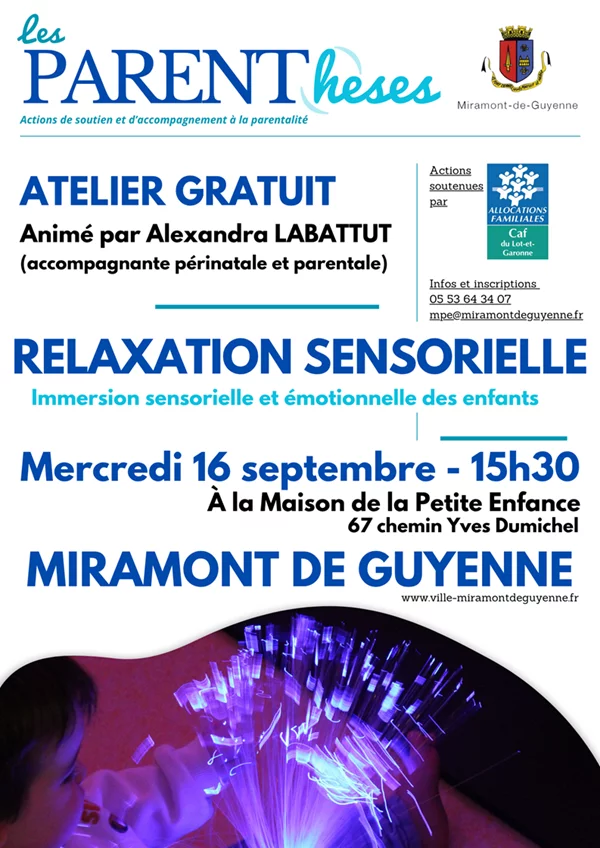 Atelier parenthèse : Relaxation sensorielle