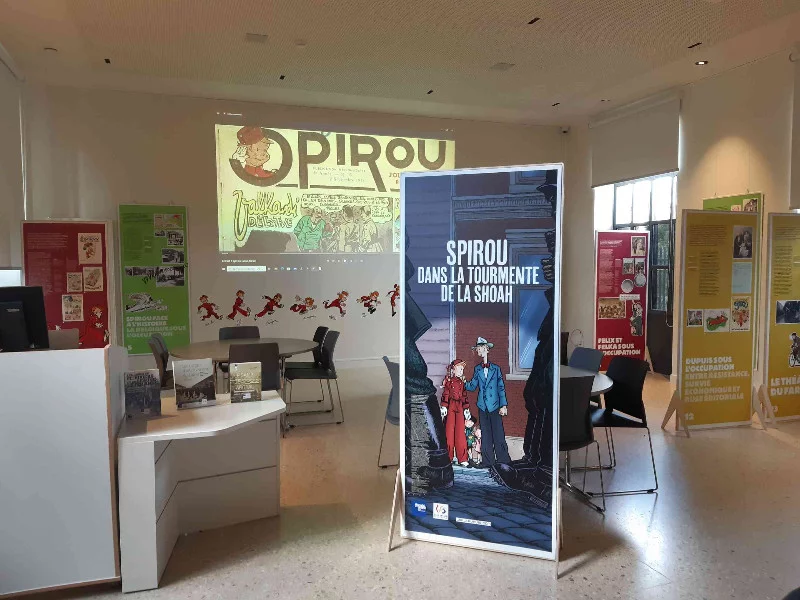 Visite guidée de l'exposition "Spirou dans la tourmente de la Shoah"
