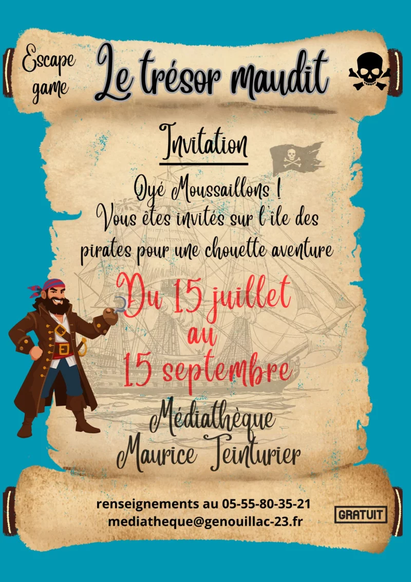 Escape Game : Le trésor maudit