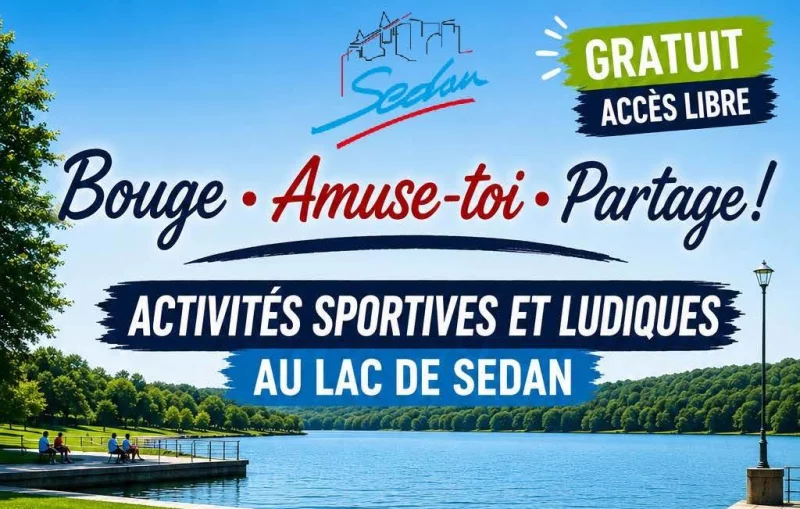 Lac de Sedan : Activités sportives et ludiques