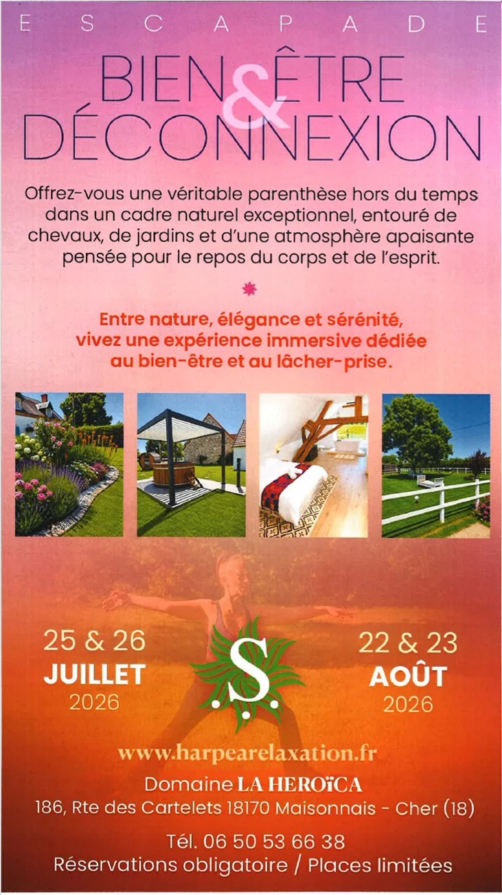 Escapade bien être et déconnexion