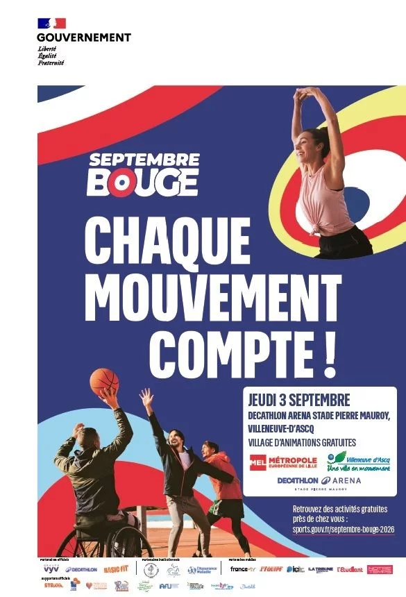 Septembre Bouge : le village sport-santé fait étape à Villeneuve d’Ascq