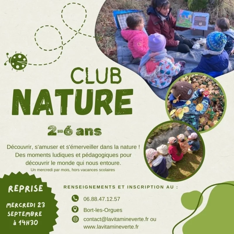 Club nature 2 - 6 ans
