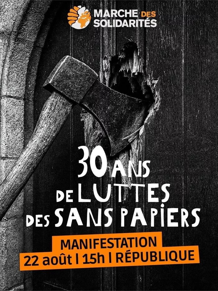 [22 août] MANIF 30 ans de luttes des Sans-Papiers !