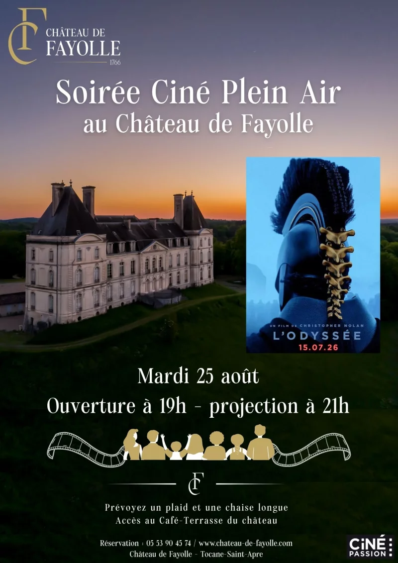 Château de Fayolle - Cinéma en plein air (L'Odyssée)