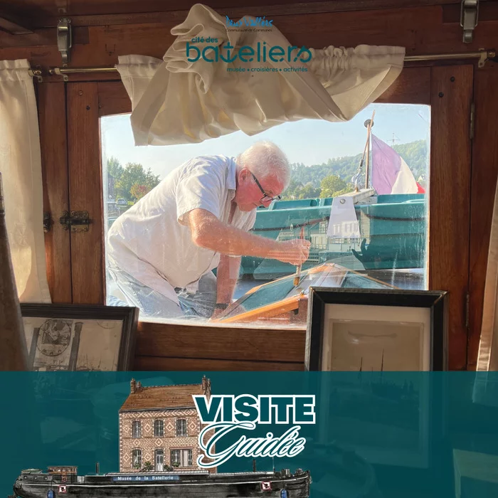 Visite guidée du musée par un marinier