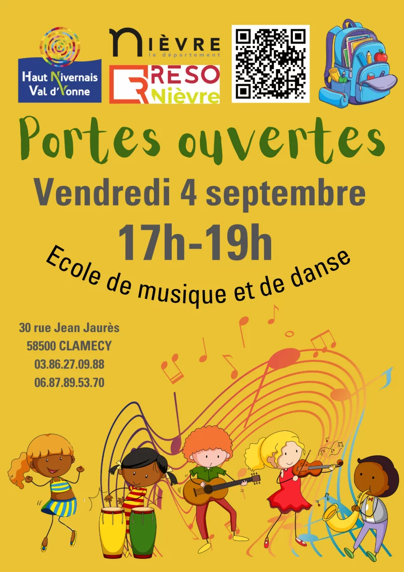 Portes ouvertes à l'école de musique et de danse de Clamecy
