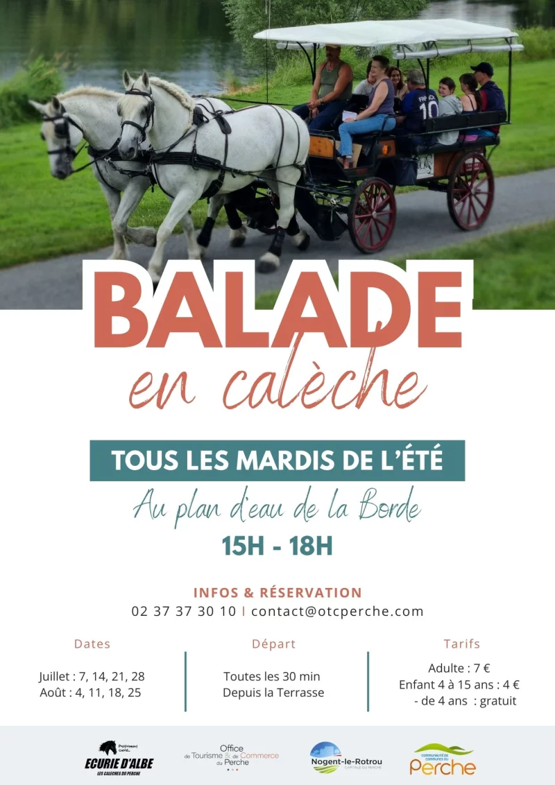 Balade en calèche à La Borde