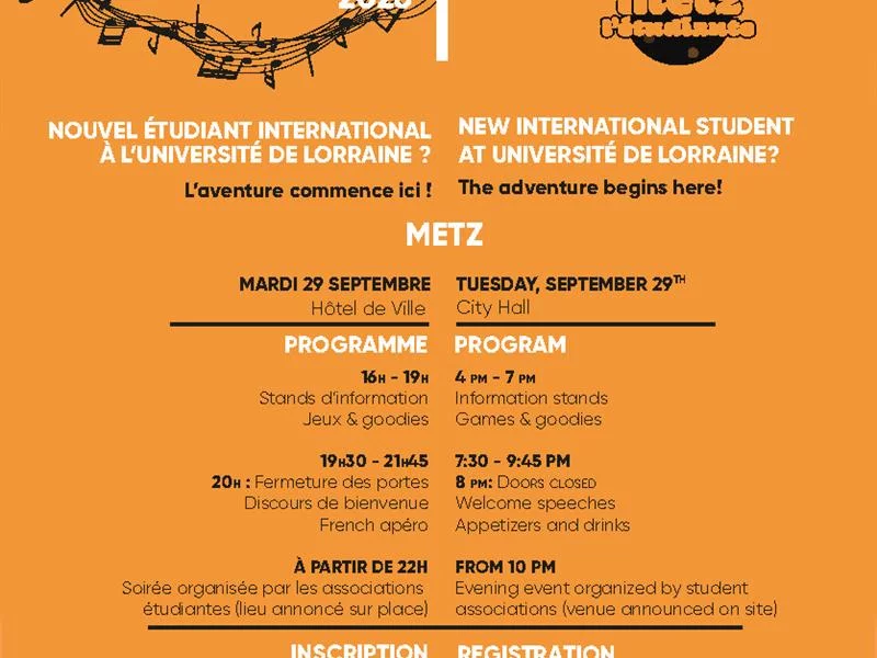 Welcome Day des étudiants internationaux