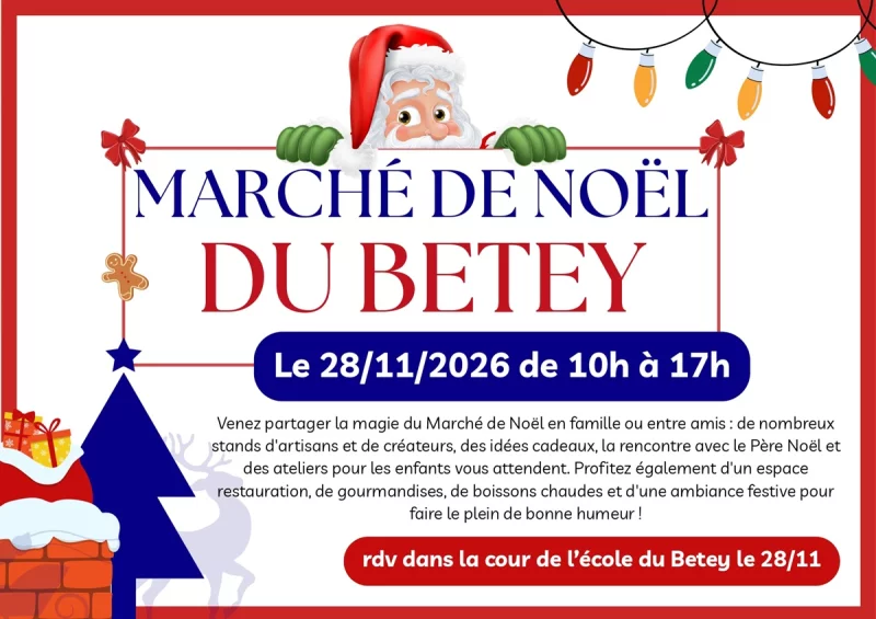 Marché de Noël à l'école du Bétey