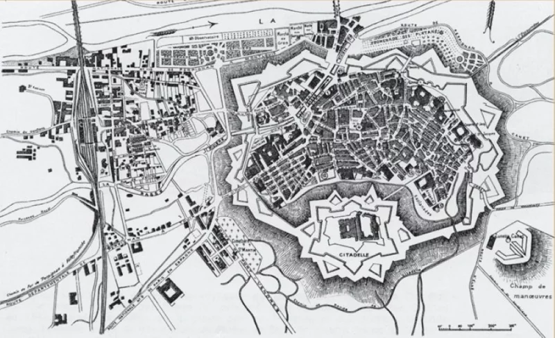 TRAME URBAINE : LES VESTIGES  DE L'HISTOIRE