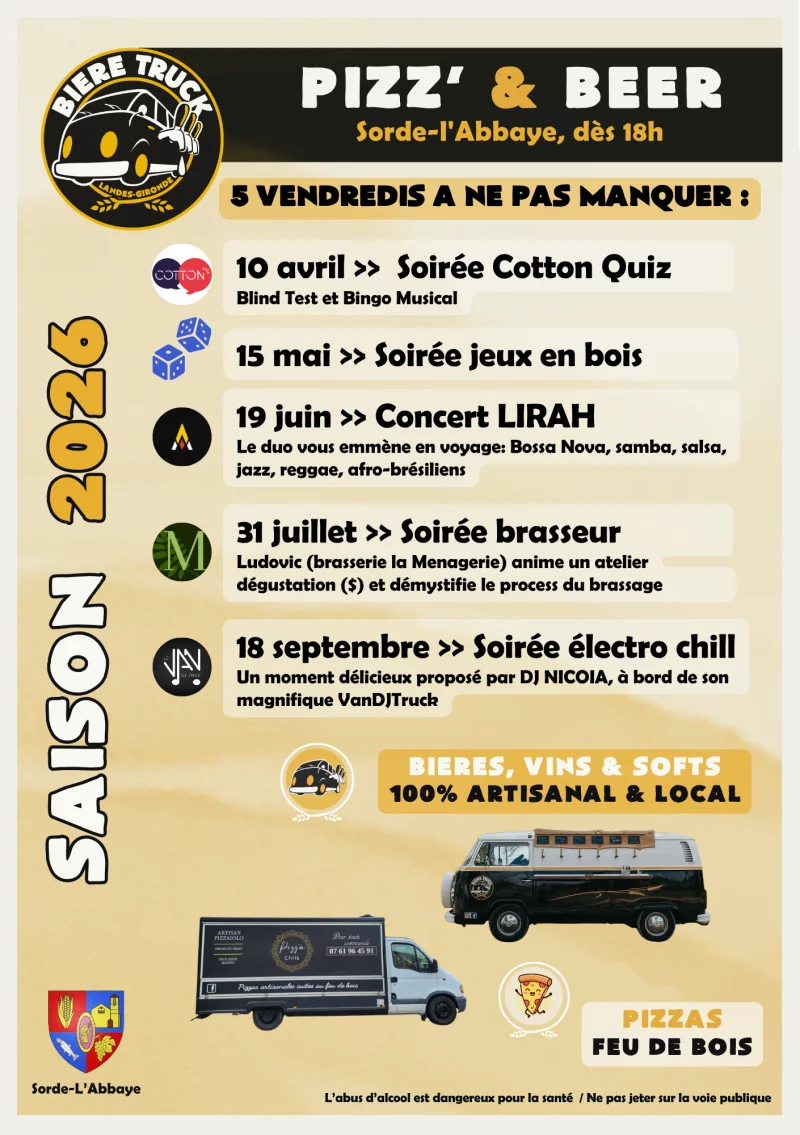 Les Pizz' & Beer du Vendredi : Soirée électro chill