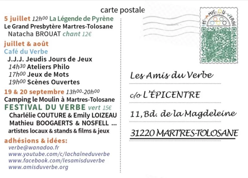 FESTIVAL DU VERBE 2026