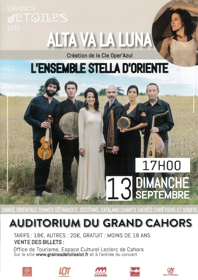 Concert  Graines d'Etoiles : "Alta Va La Luna"
