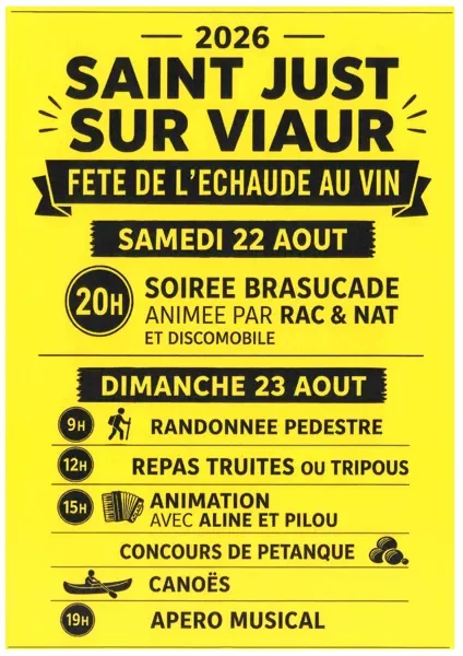 Fête de l'échaudé au vin