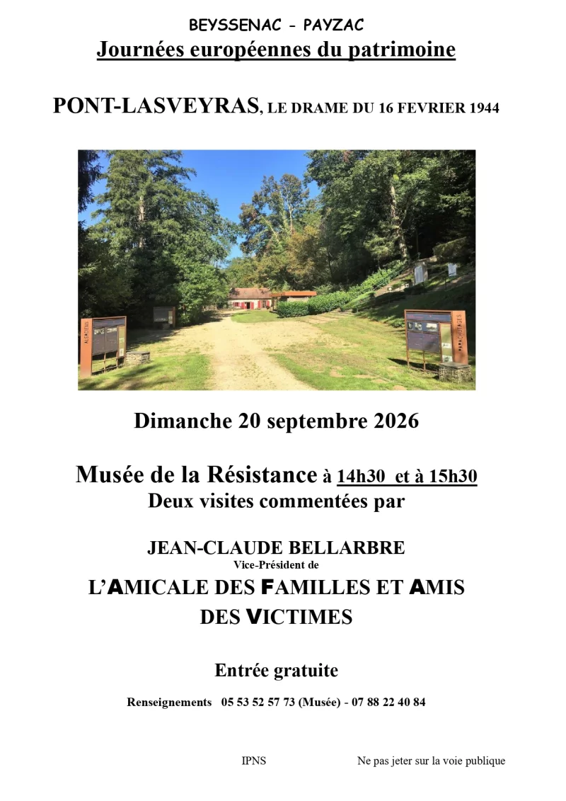 Journées du patrimoine : Visites commentée du Moulin de la Résistance