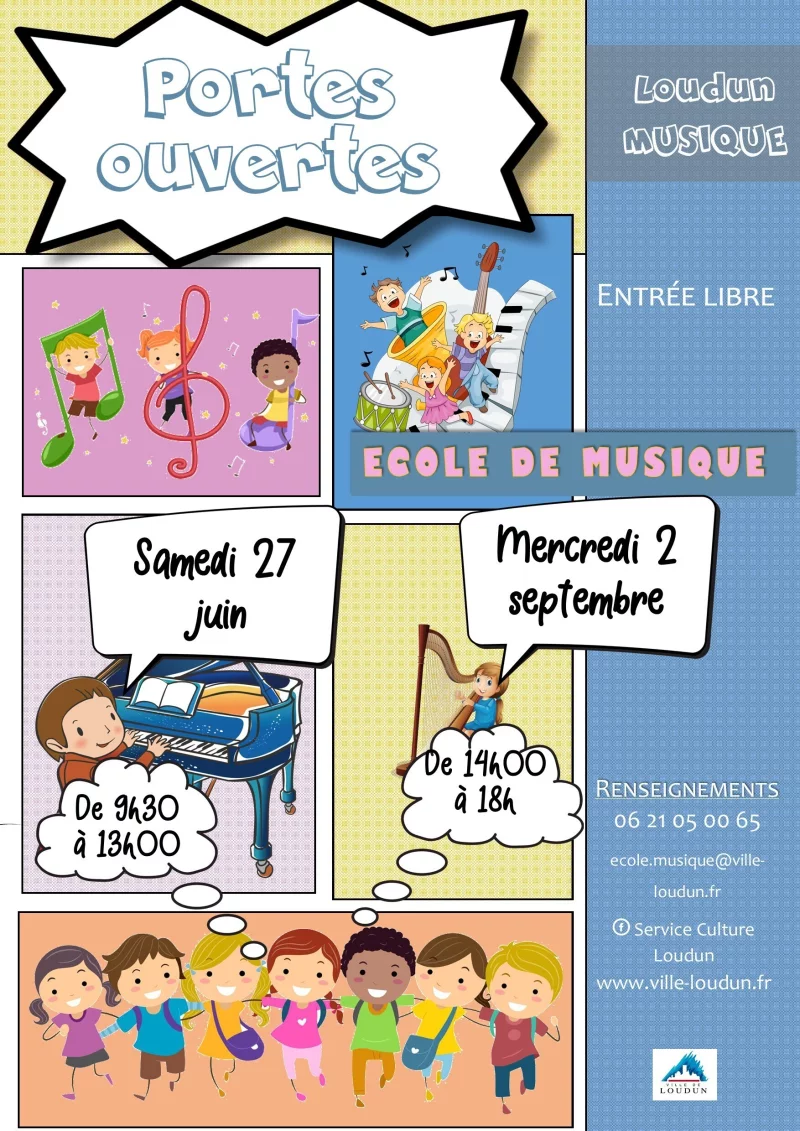 Portes Ouvertes à l'École de Musique Municipale de Loudun