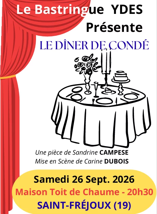 Théâtre Le Bastringue "Le dîner de Condé"