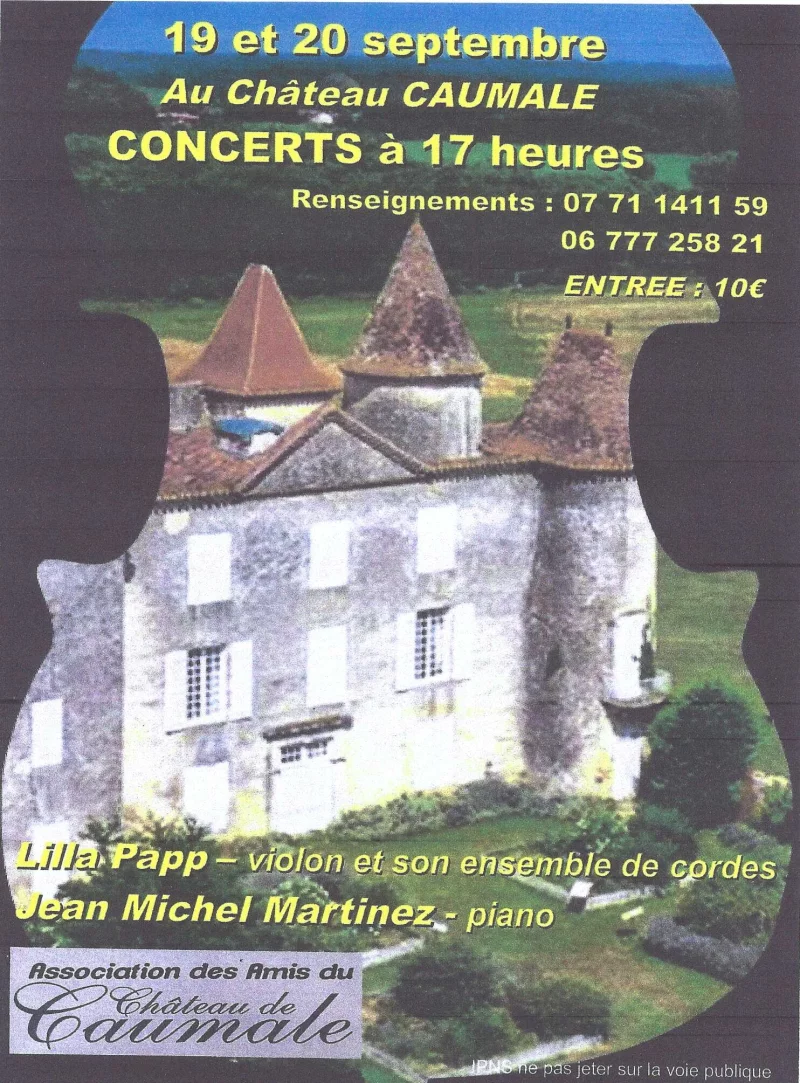 Concerts au Château de Caumale