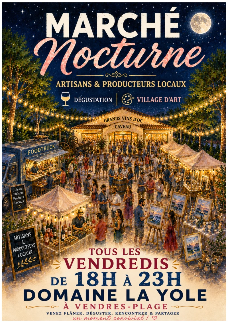 LES MARCHÉS NOCTURNES DU DOMAINE LA YOLE