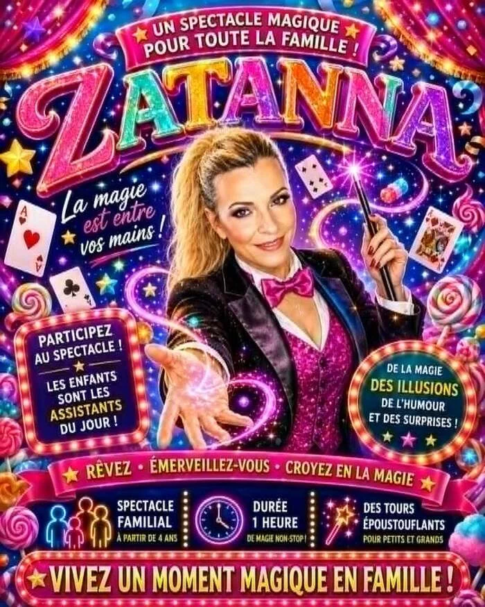 Zatanna, spectacle familial de magie et d'illusion