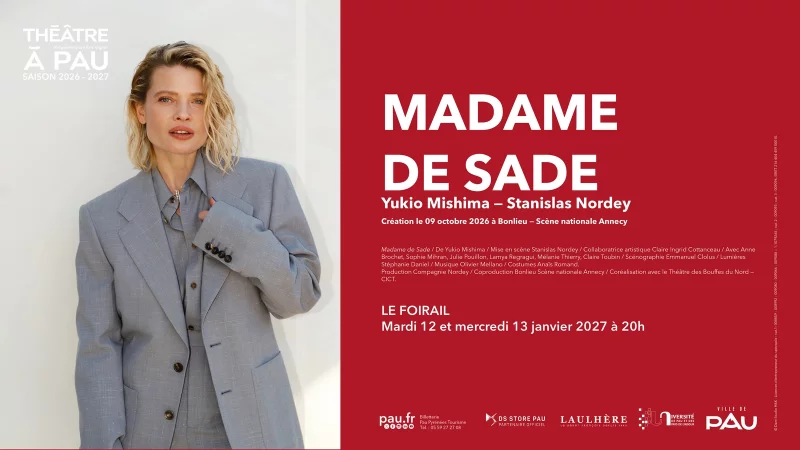 Saison Théâtre à Pau - Madame de Sade