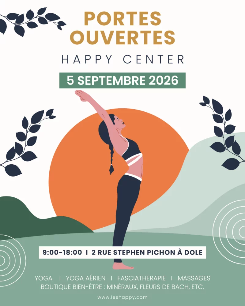 Portes Ouvertes Happy Center : Yoga, Yoga Aérien & Bien-être à Dole