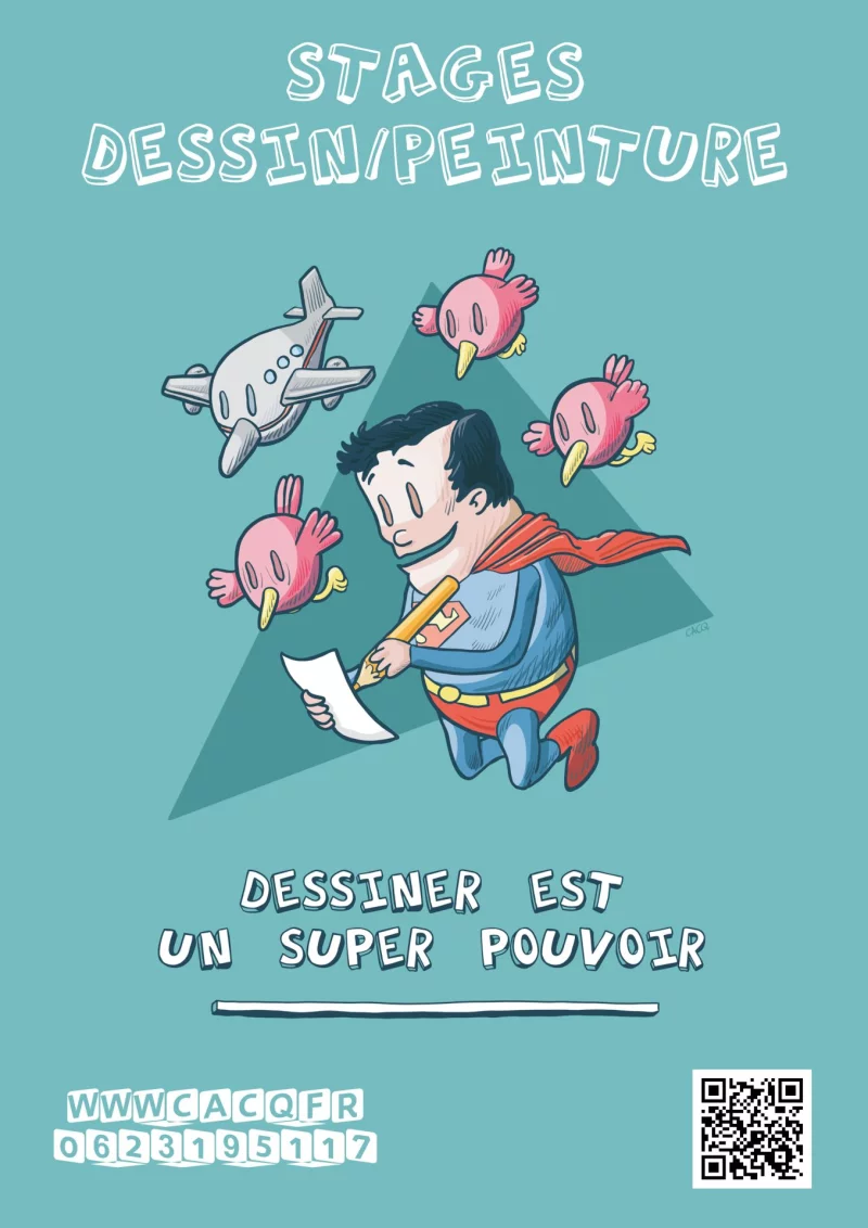Dessiner est un super pouvoir - stage Le dessin de visage