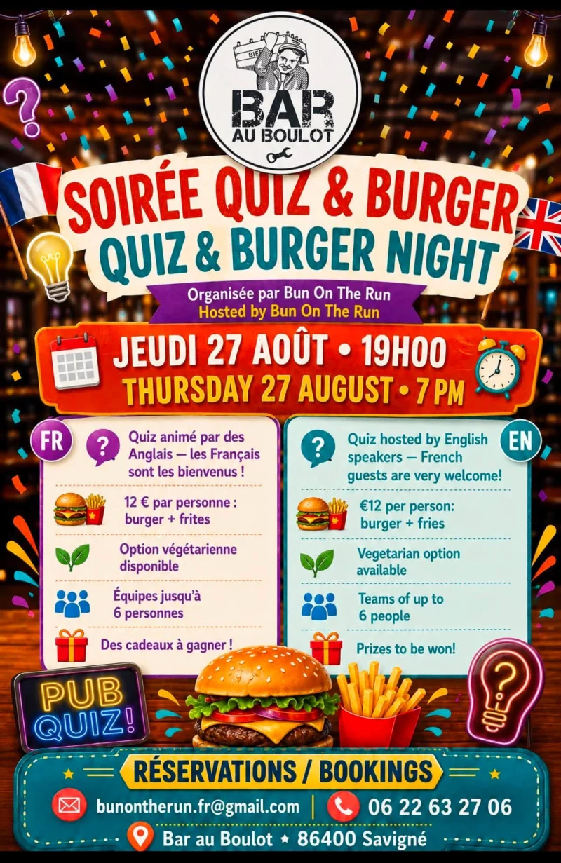 Soirée quiz & burger