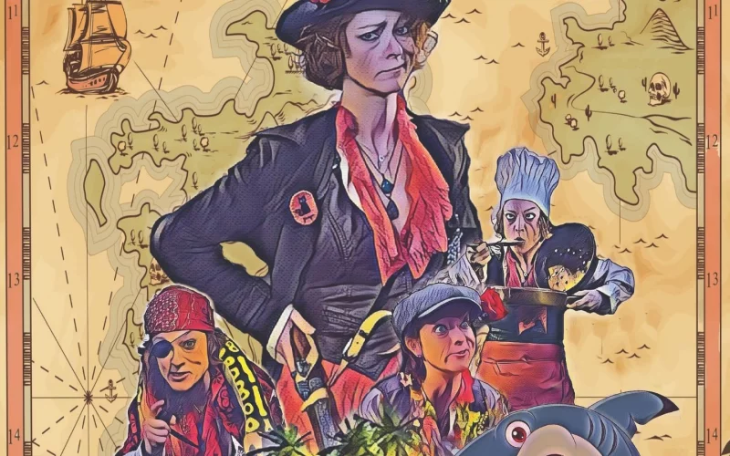Ambre la rouge et l'île mystérieuse