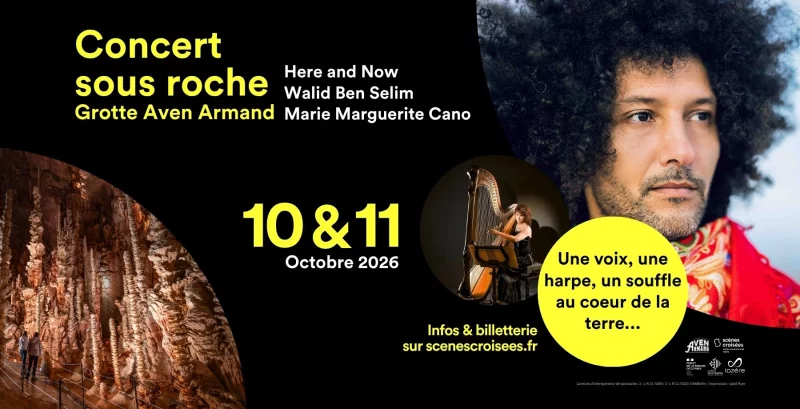 CONCERT SOUS ROCHE À LA GROTTE AVEN ARMAND