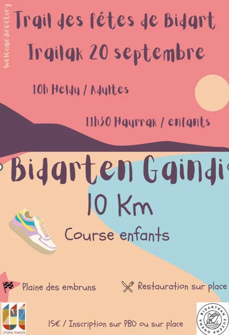 Bidarten Gaindi - Trail des fêtes de Bidart - 10km