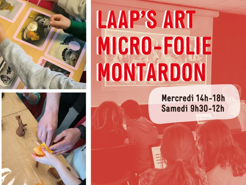 Visite du musée numérique et atelier, à la Micro-Folie