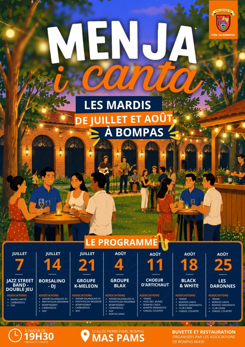 LES MARDIS DE BOMPAS "MENJA I CANTA"