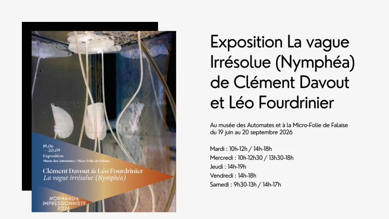 Exposition La vague irrésolue (Nymphéa)