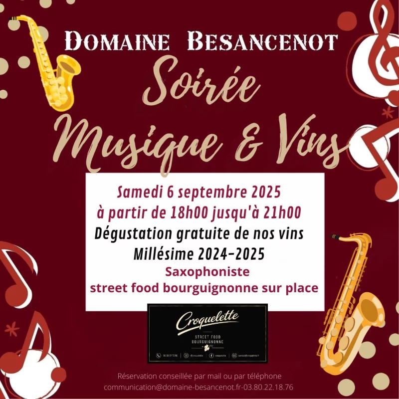 Soirée Musique et Vins