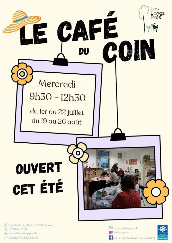 Le Café du Coin ouvert cet été