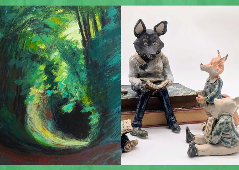 Lire à l'ombre de la forêt par Alain Lamy et Flopy
