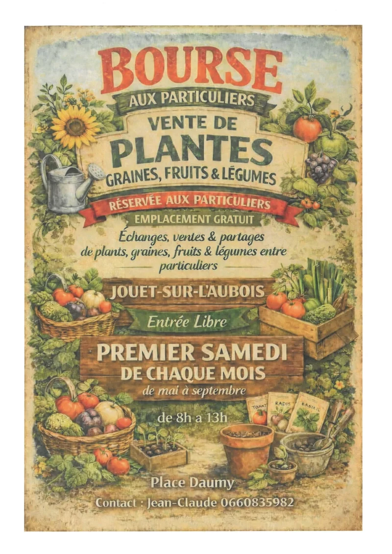 Bourse aux plantes