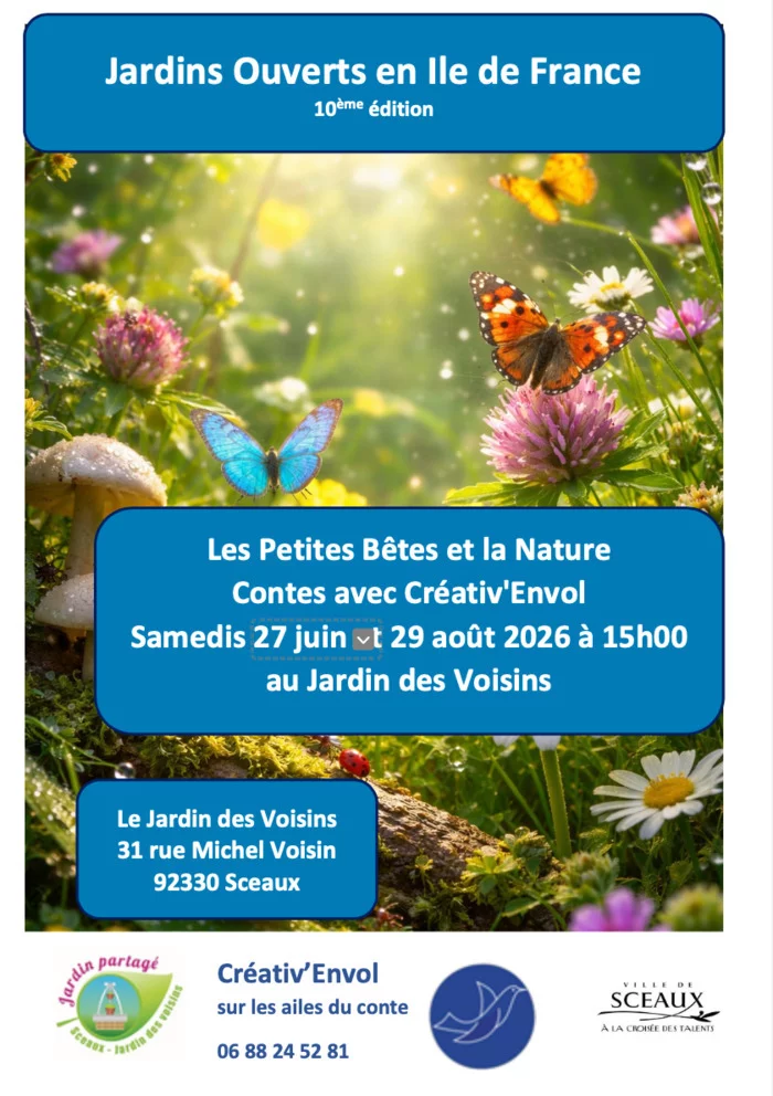 Les Petites Bêtes et la Nature, Contes avec Creativ'Envol